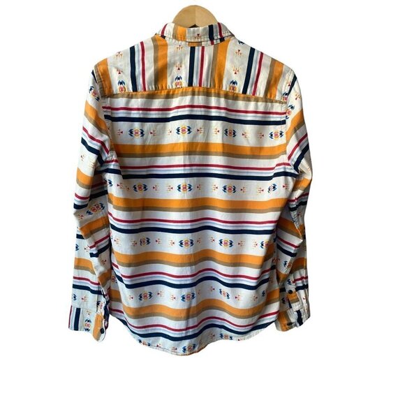 Koto Western Aztec Retro Vintage Long Sleeve Cowboy Button Down Size Medium - Picture 3 of 9
